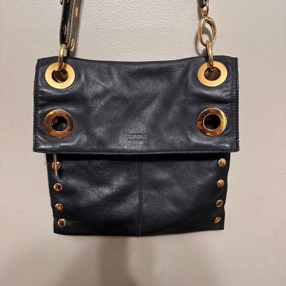 Hammitt Handbags - Hammitt Montana reversible black leather crossbody bag 11”x11”